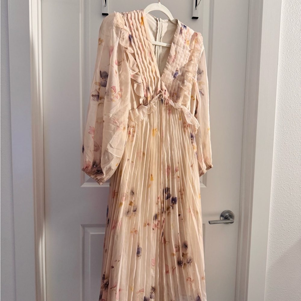 Floral Cream Dress